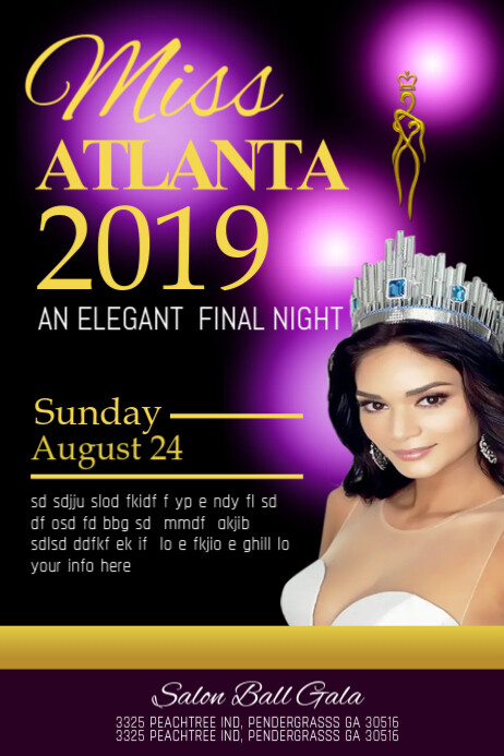 Copy of Pageant FLYER | PosterMyWall