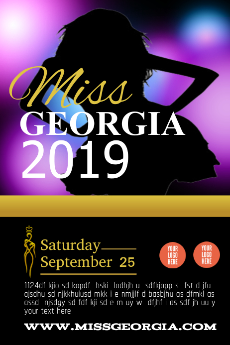 Pageant Flyers Examples Pageant FLYER Template | PosterMyWall