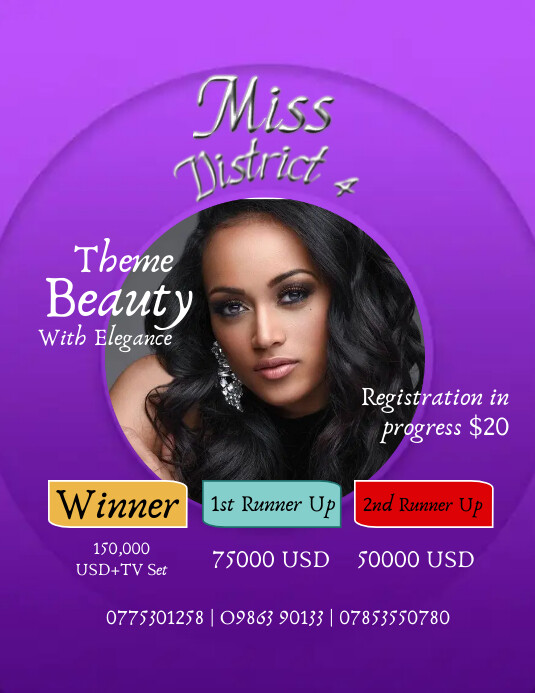 Pageant Flyer Design Template PosterMyWall