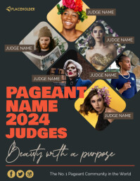 Pageant Flyer Template PosterMyWall
