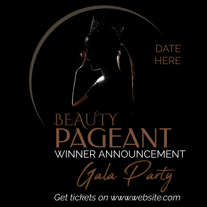 Modรจle Pageant IG Post | PosterMyWall