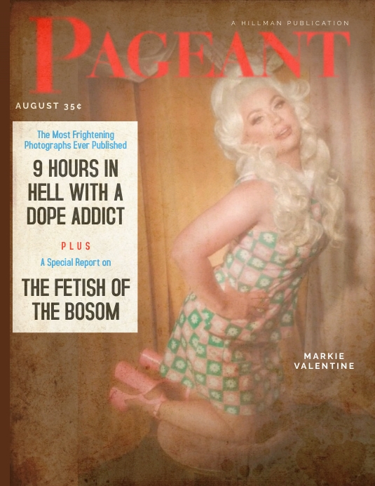 Pageant magazine cover Flyer (US Letter) template