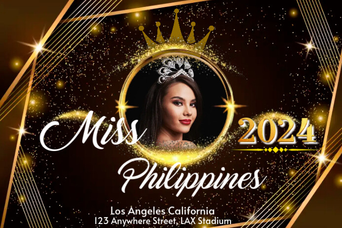 Pageant Layout Design pageant templates เทมเพลต | PosterMyWall