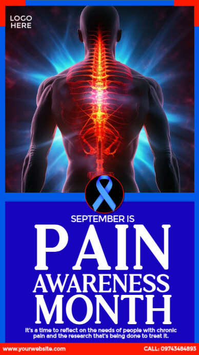 Pain Awareness Month Design Template | PosterMyWall
