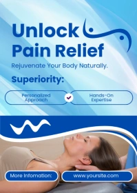 Pain Relief Therapy A6 template