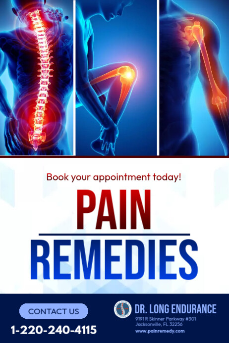 Pain Remedies Template | PosterMyWall