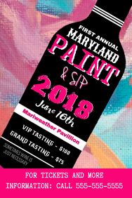 customizable design templates for sip and shop postermywall sip and shop flyers