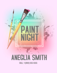 Paint Night Template | PosterMyWall