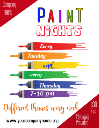 customizable design templates for paint postermywall paint flyer