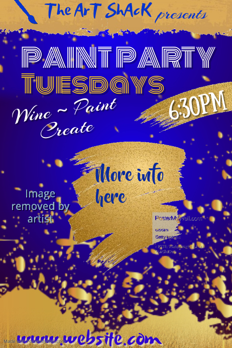 Copy of Paint Night Poster | PosterMyWall