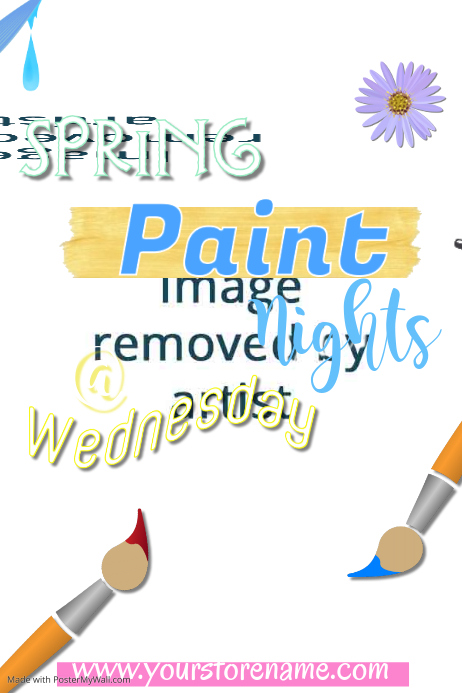 Paint Night Poster Template | PosterMyWall