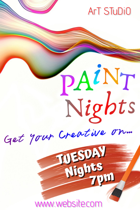 Paint Nights Template PosterMyWall