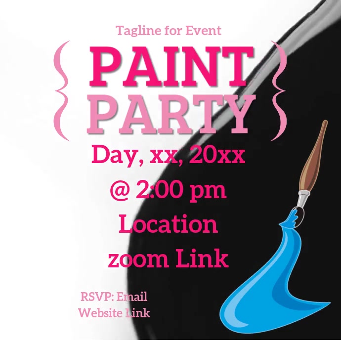 Copy of Paint Party PosterMyWall