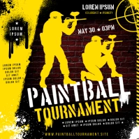 PAINTBALL BANNER Instagram Post template