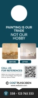 Painting is our trade not our hobby Door Hanger template