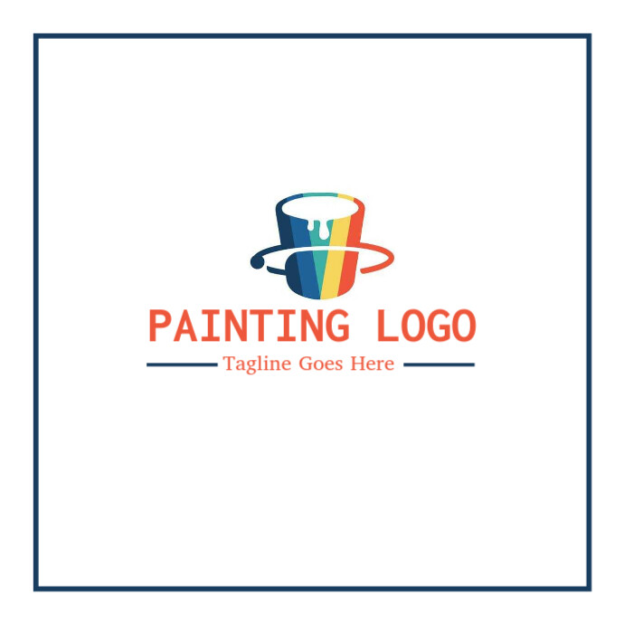 painting logo, painting logo, paint logo, paint bucket logo,  smart painting bucket template