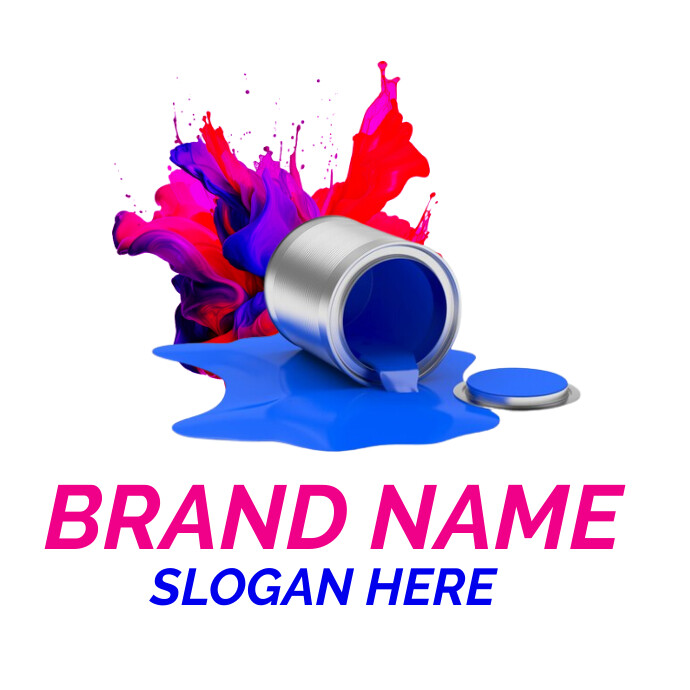painting logo, home painting logo,colour logo template