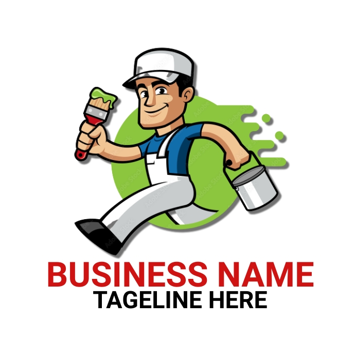 painting logo Template PosterMyWall