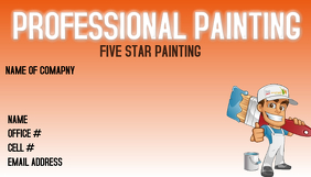 Customizable Design Templates for Painting Contractor Business Card |  PosterMyWall