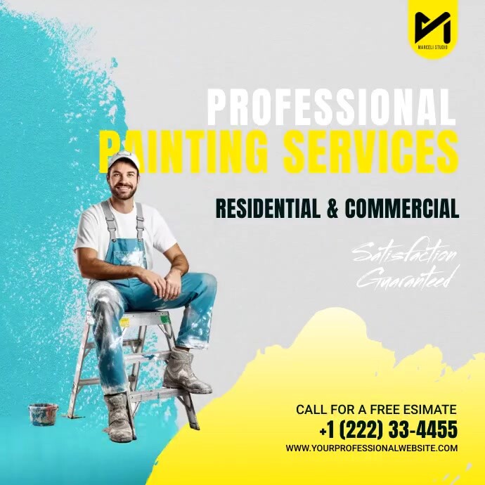 Painting Services Ad | PosterMyWall