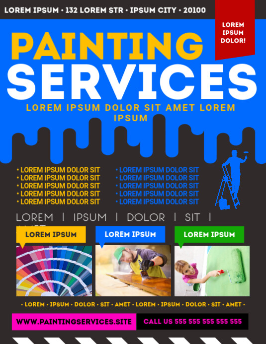 PAINTING SERVICES FLYER Template PosterMyWall Painting Services Flyer Design Template 878d00cba6de92167ea4fce7a76d3d69 Screen