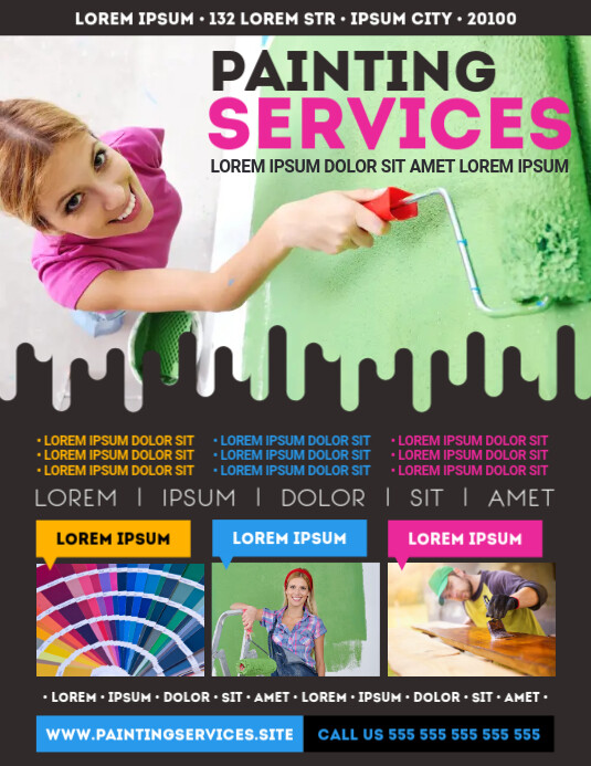 PAINTING SERVICES FLYER Template PosterMyWall Painting Services Flyer Design Template B1e925fd708ebaa54885e40eb518aecf Screen