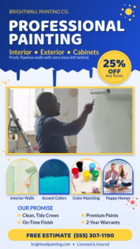 Wit Professional Painting Services Instagram Story Template
