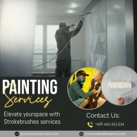 painting services poster template