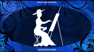 Painting Template Ekran reklamowy (16:9)