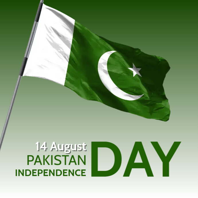 Pakistan Independence Day 14th August Template Postermywall