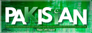 Grøn Independence Day Celebration Cover na Larawan ng Facebook Template