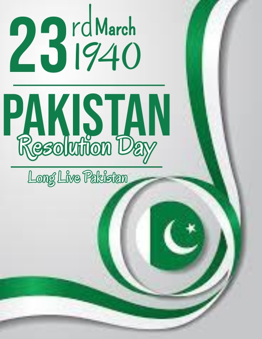 Pakistan 613 Copy of pakistan resolution day, 23rd march post | PosterMyWall