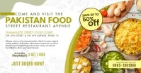 Pakistani Food Restaurant Advertisement Faceb Facebook Shared Image template