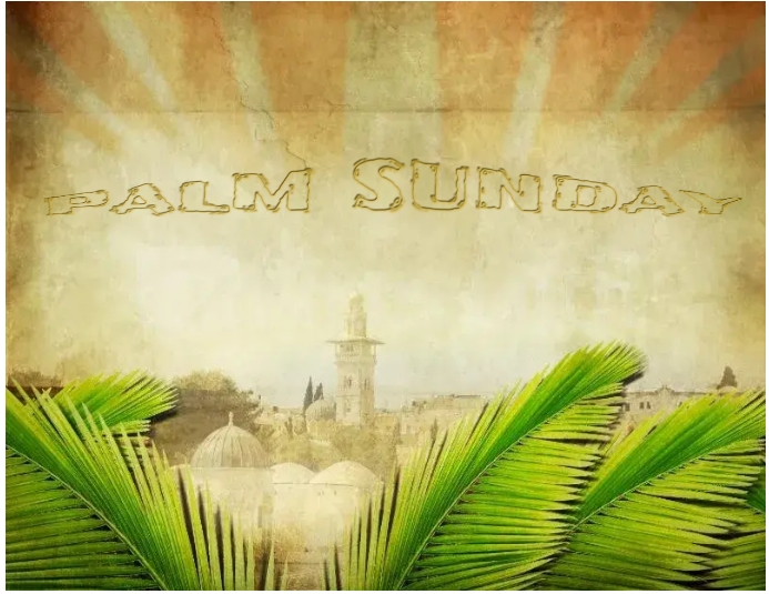 Palm Suinday Flyer and template