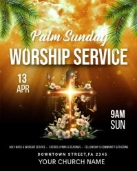 Palm Sunday, easter, event, spring, Instagram Portrait template