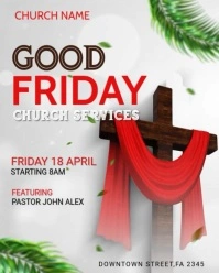 Palm Sunday, easter, event, GOOD FRIDAY Instagram Portrait template