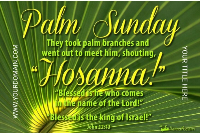 Palm Sunday (1) Label template