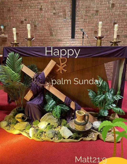 Copy of Palm Sunday/church | PosterMyWall