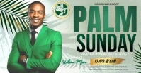 Palm Sunday Cover design template Facebook Shared Image