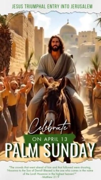 Palm Sunday Instagram Story template