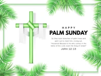 palm sunday Voorlegging template