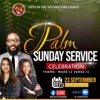 palm sunday Quadrado (1:1) template