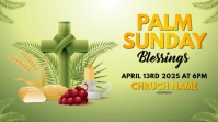 palm sunday Präsentation (16:9) template
