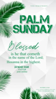 PALM SUNDAY Business Card template