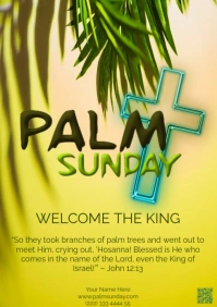 Palm Sunday A4 template