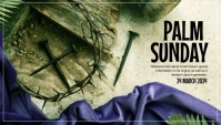 Palm Sunday Cabeçalho de blogue template