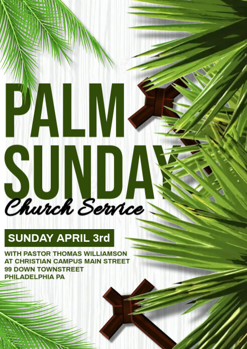 31+ Free Palm Sunday Video Digital Display (16:9) Templates | PosterMyWall