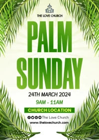 Palm Sunday A3 template