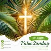 Palm Sunday Post Instagram template
