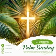 Palm Sunday Instagram Post template